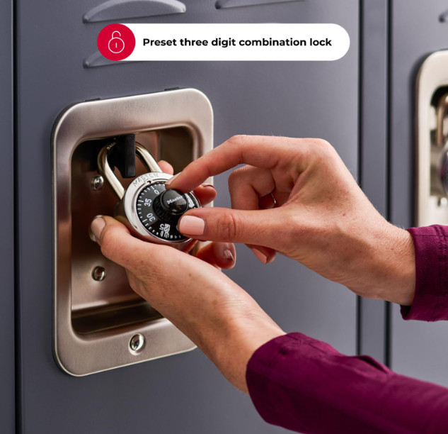 Master Lock Combination Padlock Dial Padlock Silver SHIPS FREE VOLUME DISCOUNT