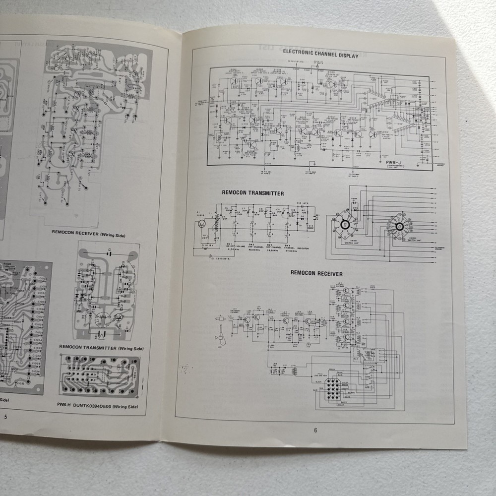 Sharp Electronics Color Television Models C-1953 & C-1954 Service Information