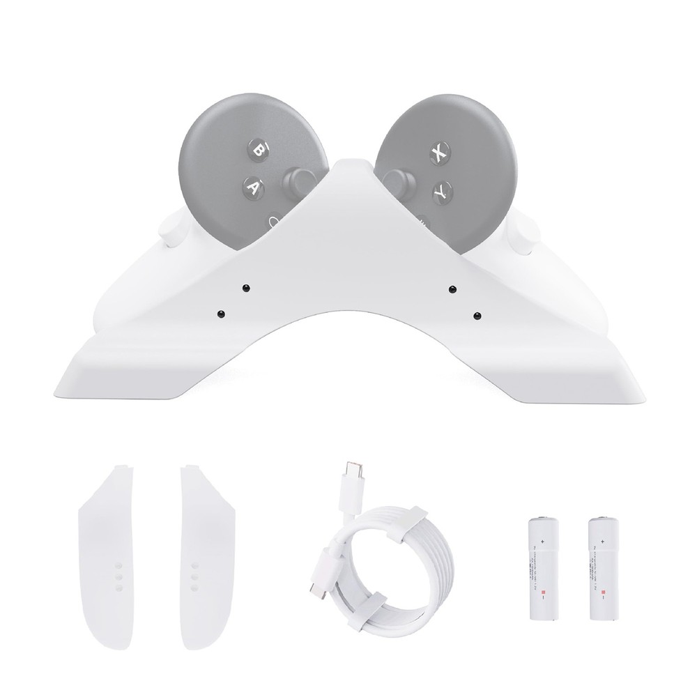 VR Charging Dock for Meta Quest 3 with Dual Controller Charger