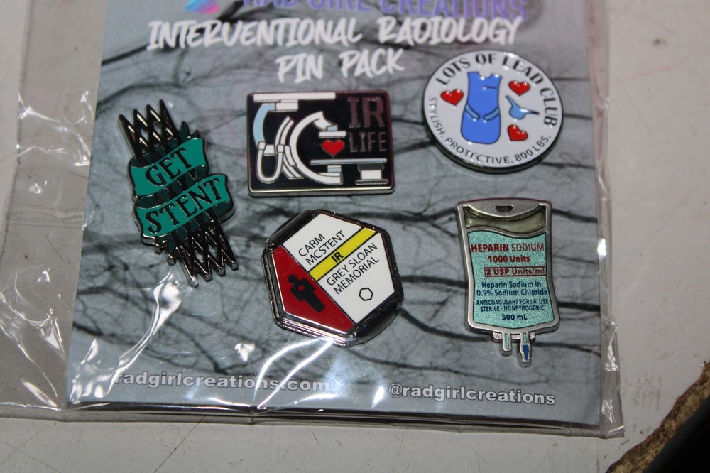 Interventional Radiology Pin Pinback