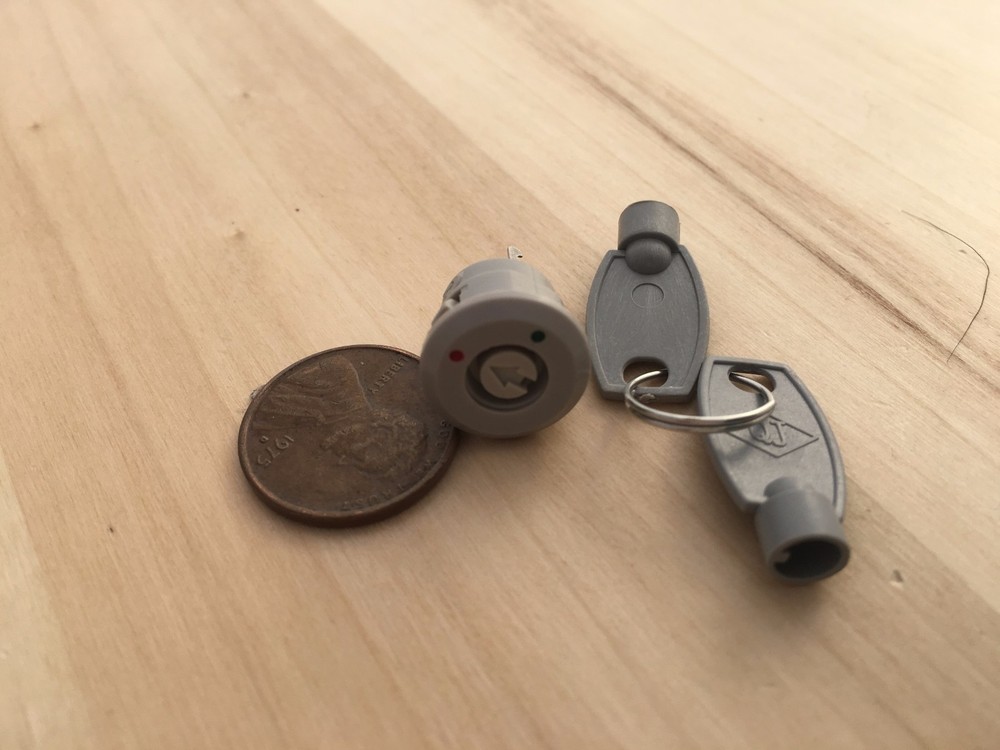 3 sets Key Switch OFF ON 12mm Lock toggle lock security electronic 1a 125v