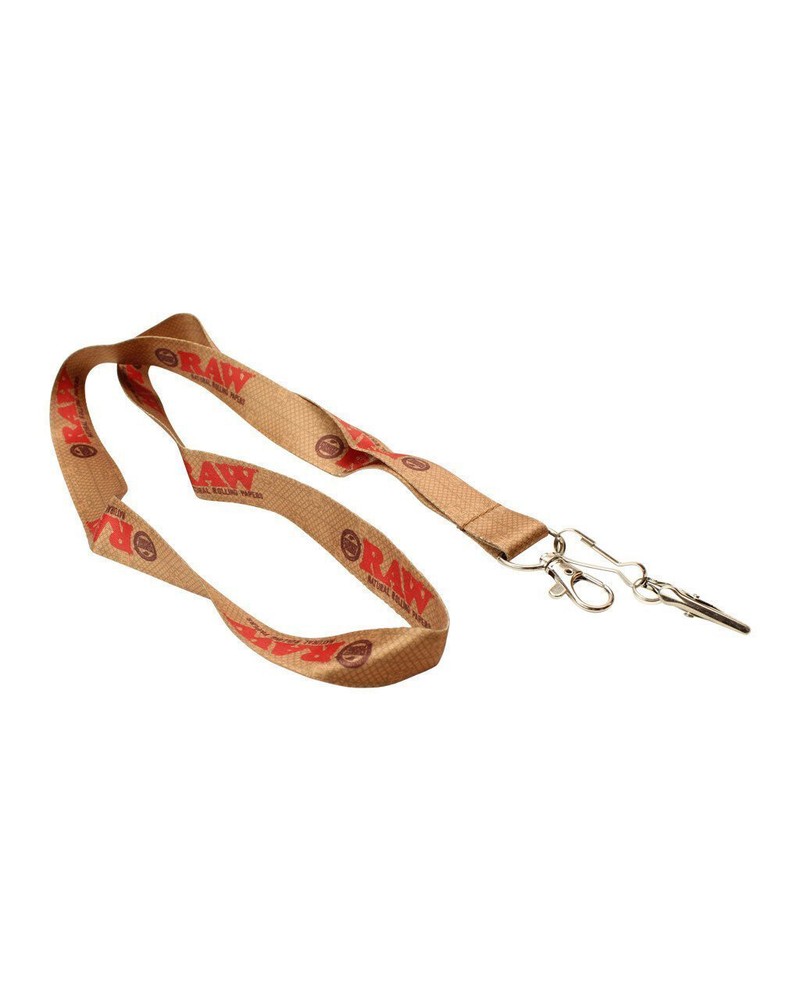 12 Raw Logo Nylon Lanyard