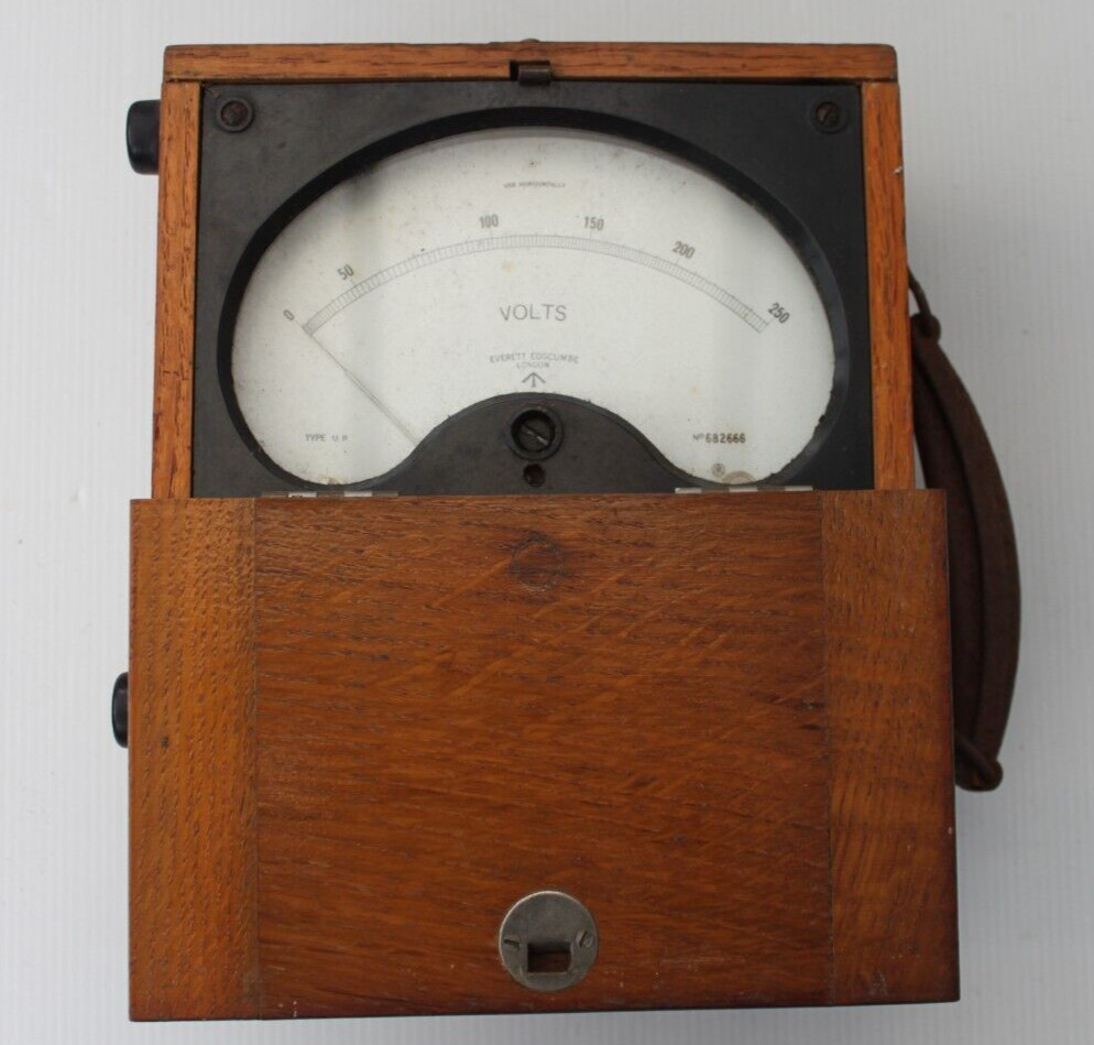 Everett Edgcumbe Vintage voltmeter Type U.P.
