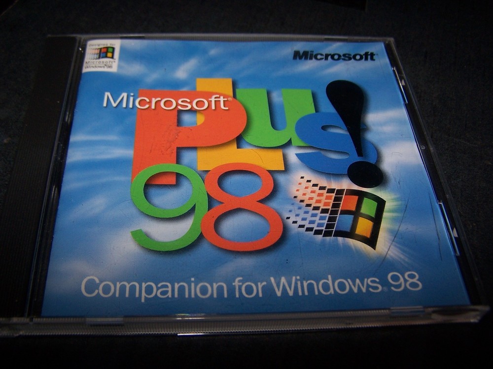Microsoft Plus 98 CD P/N X03-60600 with key