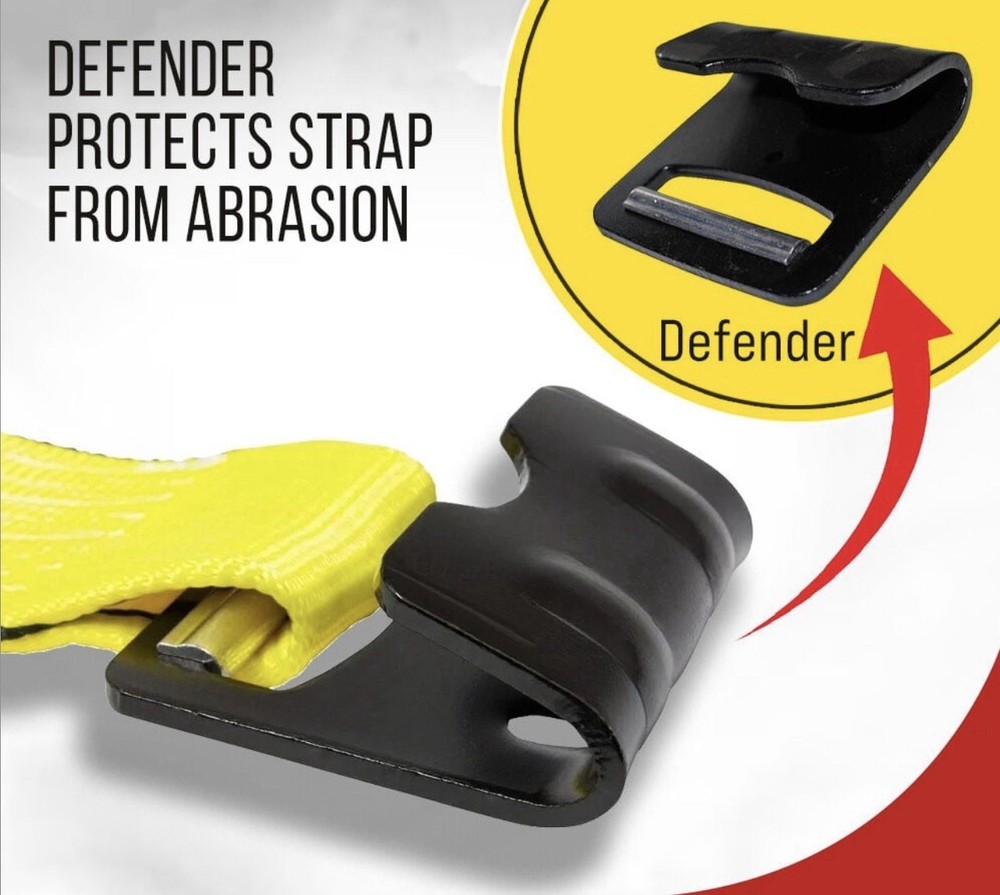 4 in. x 27 ft. Winch Strap with Flat Hook MT