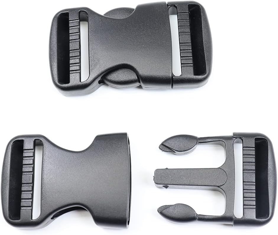 Quick Side Release Buckle, Heavy Duty Plastic Snap Buckle Clip Clasp Fastener...