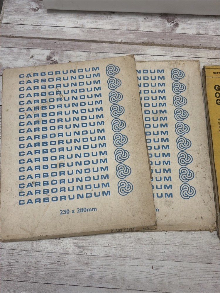 Vintage Glass Cabinet Sandpaper