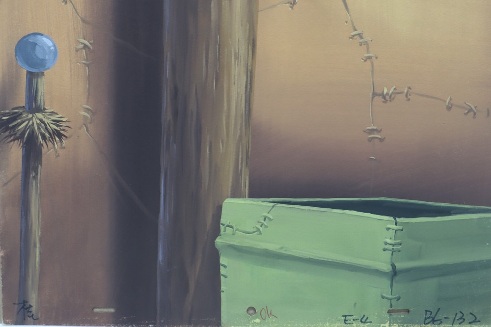Original Hand Painted Animation Production Background (229-24)