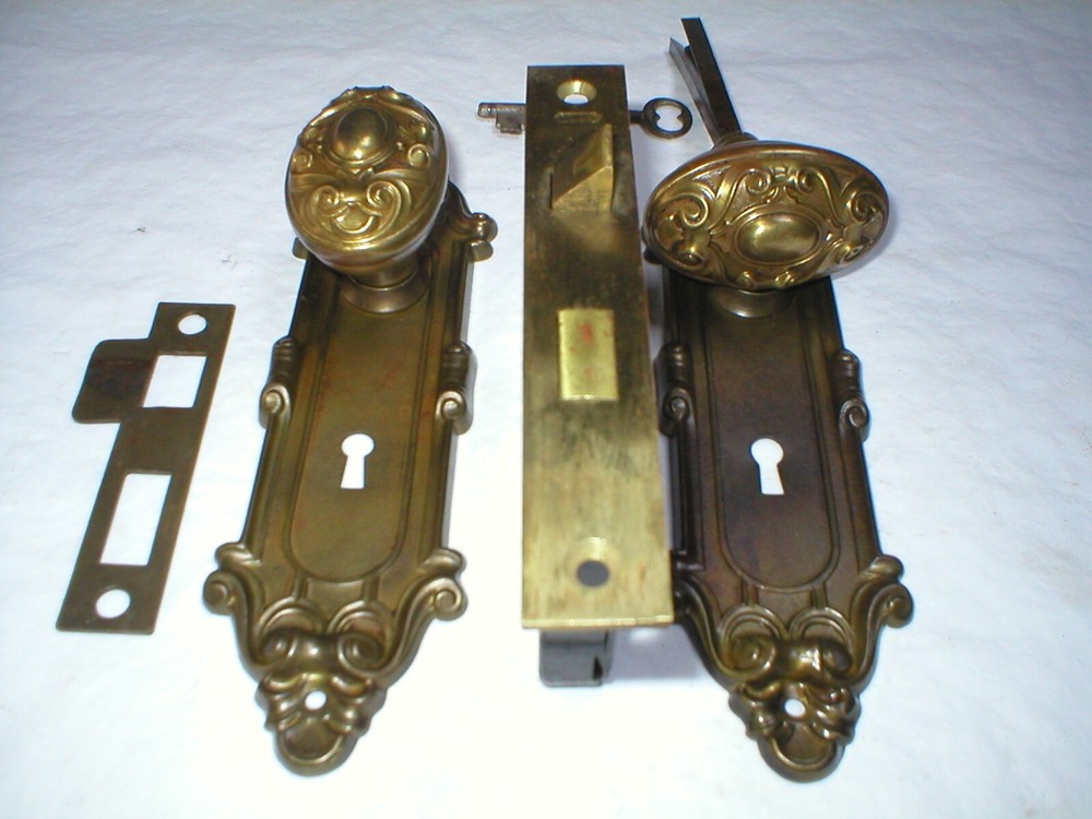 Antique Victorian Era Door Hardware
