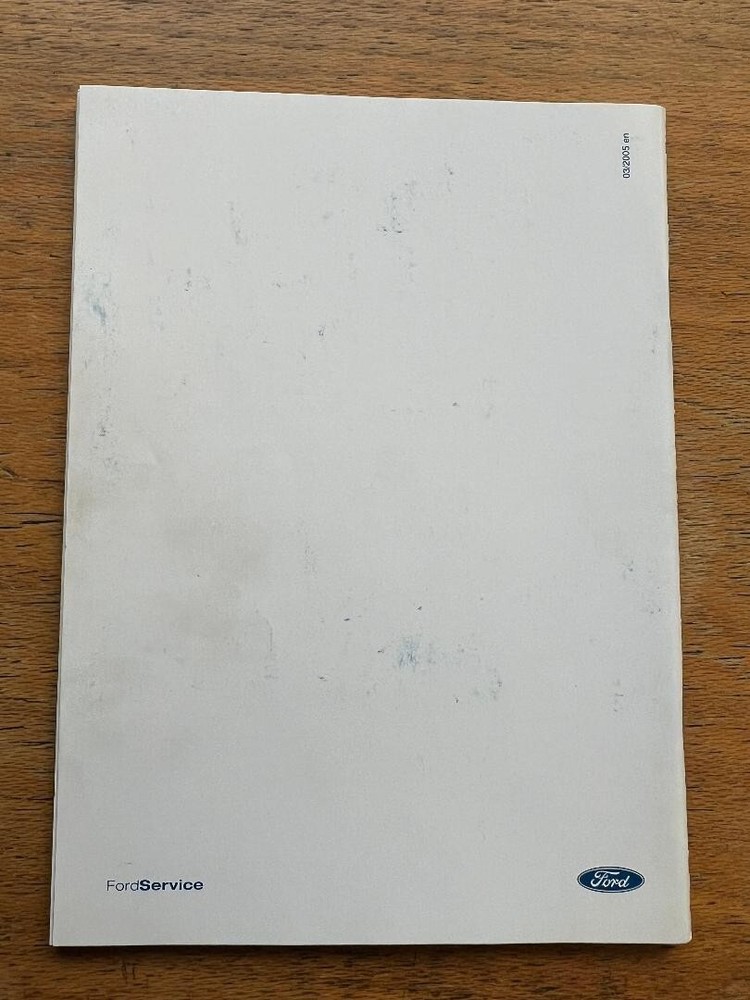 Ford Audio Owners Handbook/Manual