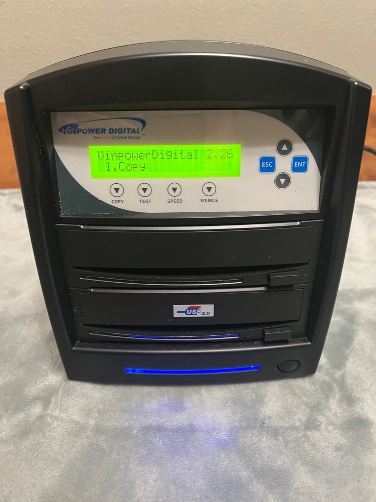 Vin Power Digital DVD CD Disc Duplicator Copier USB 2.0