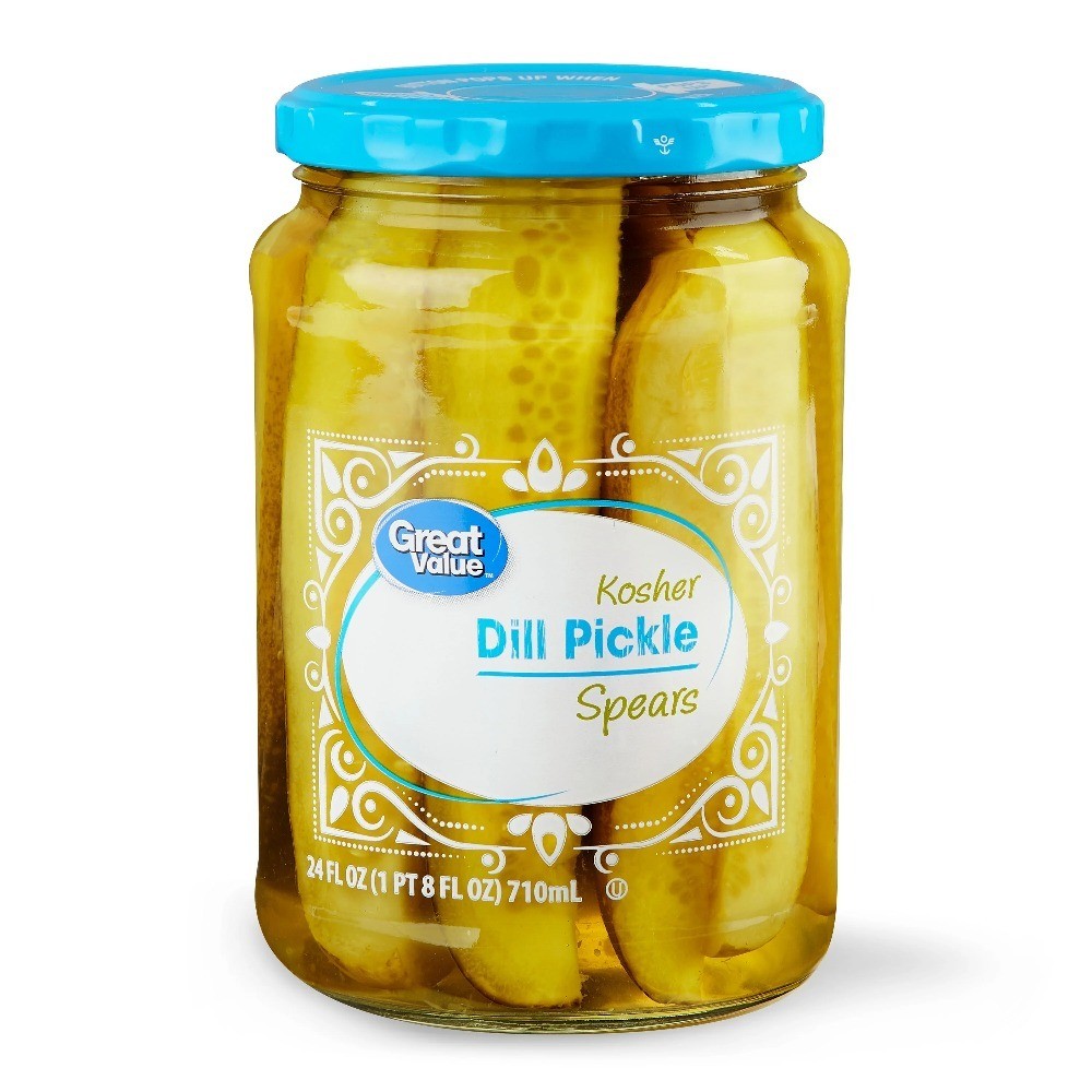 Kosher Dill Pickle Spears Fresh Pack 24 fl oz Jar 6 Pack