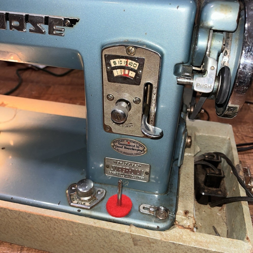 Vintage Morse Super Dial sewing machine Tested And Working
