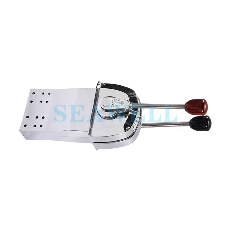 Boat Dual Control Lever Single Engine Remote Control Box for Outboard Inboard