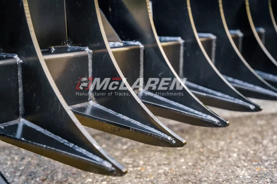 Track Loader Rock Rake Grapple Bucket Attachment for CAT 78" Wide
