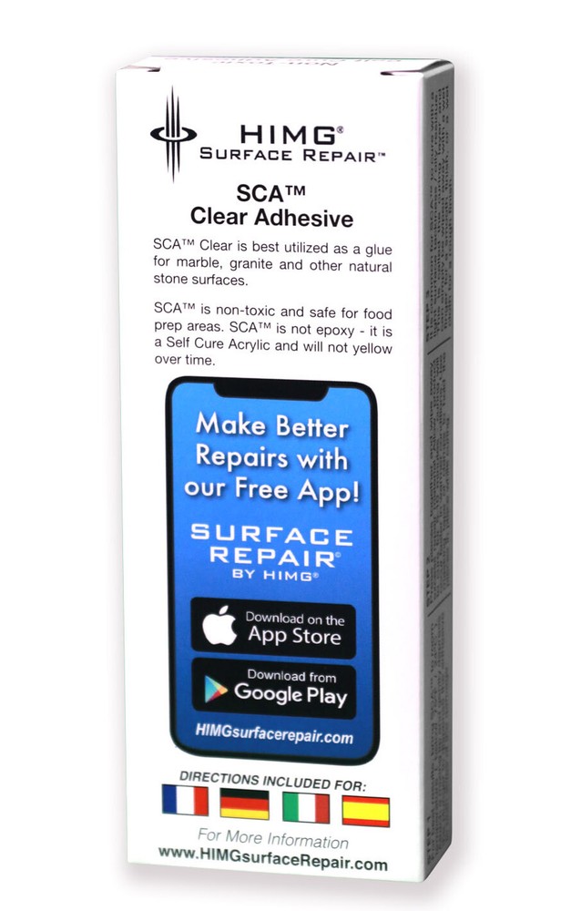 Self Curing Acrylic Adhesive - Clear , Non-toxic