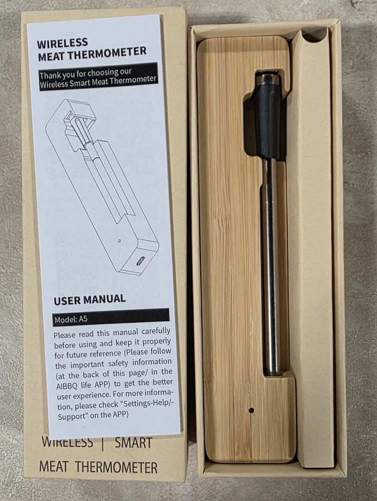 Wireless Smart Meat Thermometer Model A-5