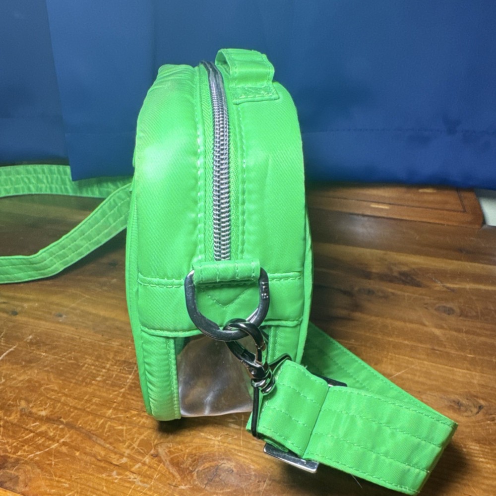 Lug Carriage Clear Green Travel Bag with Shoulder Strap