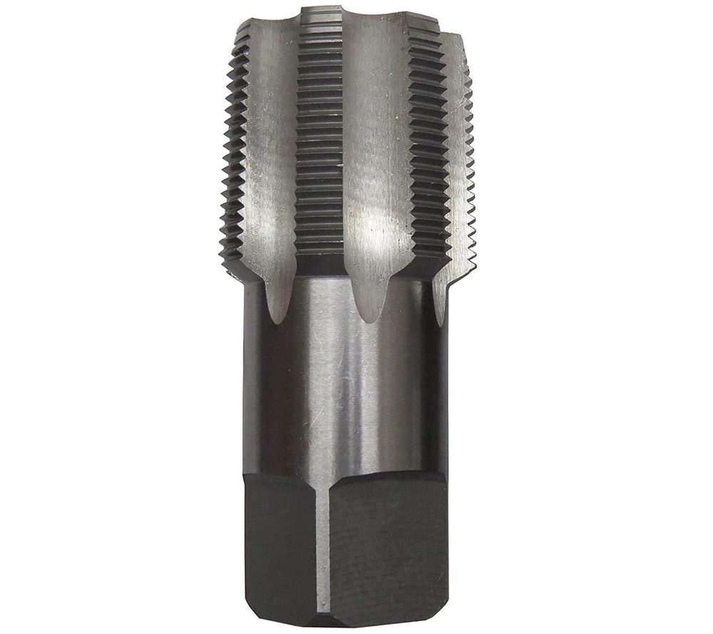 3 Piece Pipe Tap Set for General Purpose Use, Compact Plastic Case Included
