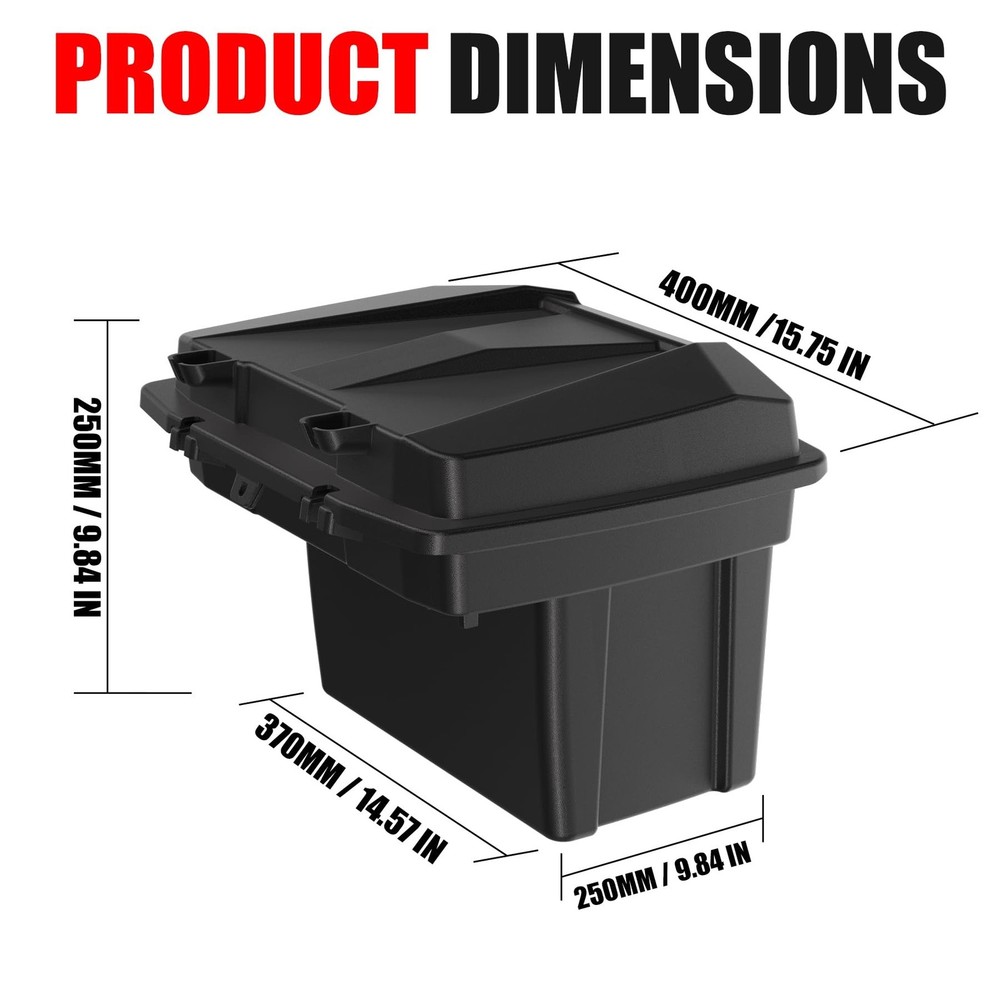20L UTV Cargo Storage Box for Can-Am Defender/Commander, Waterproof Removable...