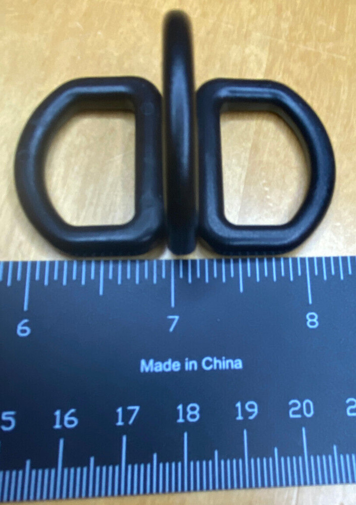 D-Ring 1"/25mm Plastic for Straps/Tactical Gear