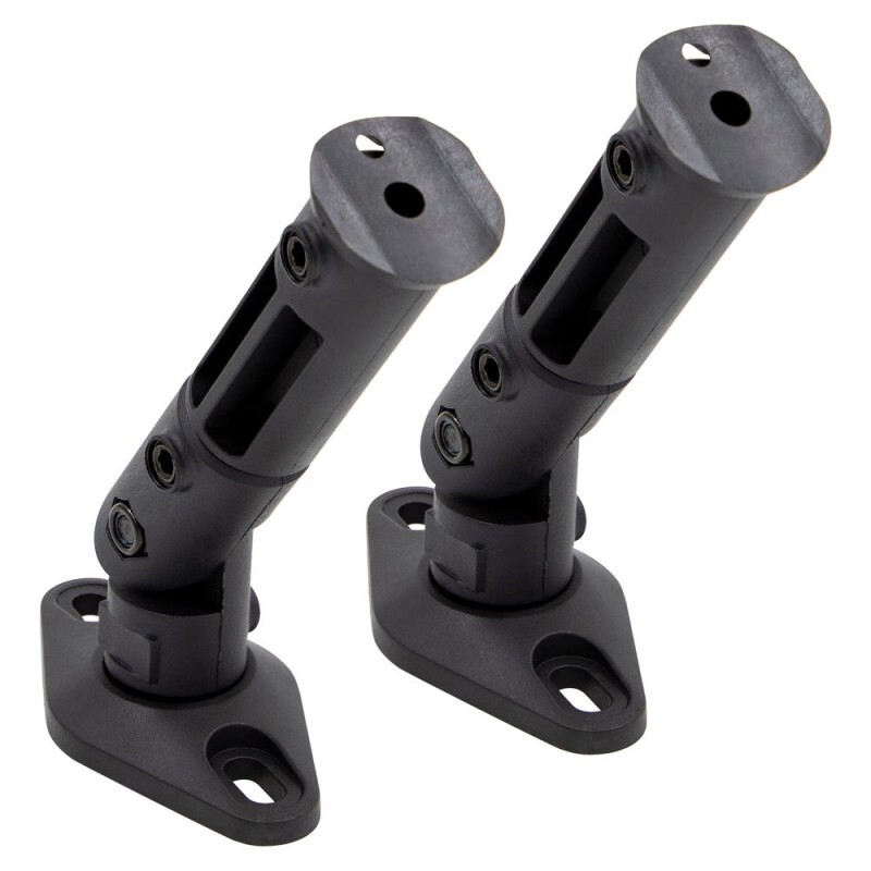 Helios Satellite Speaker Mount Pair AS-SPKR-19 (Black)  **Open Box**