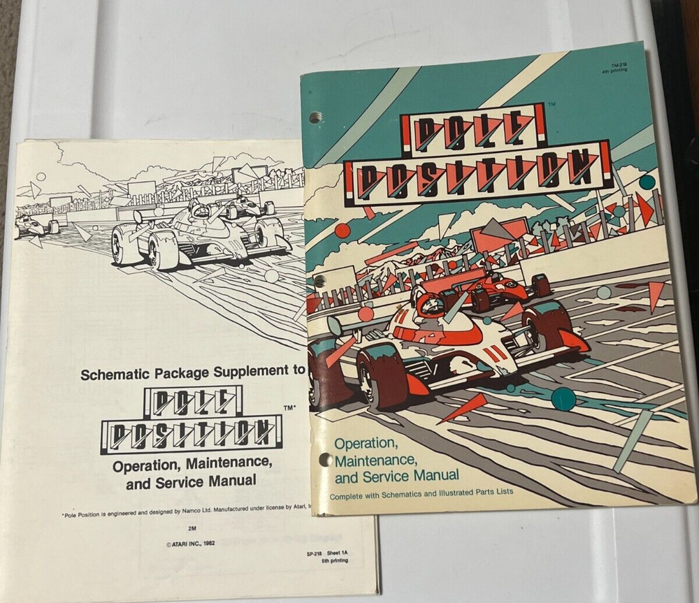 ATARI 1982 POLE POSITION MANUAL PACKET