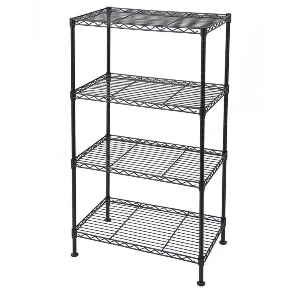 4-Tier Adjustable Steel Storage Rack