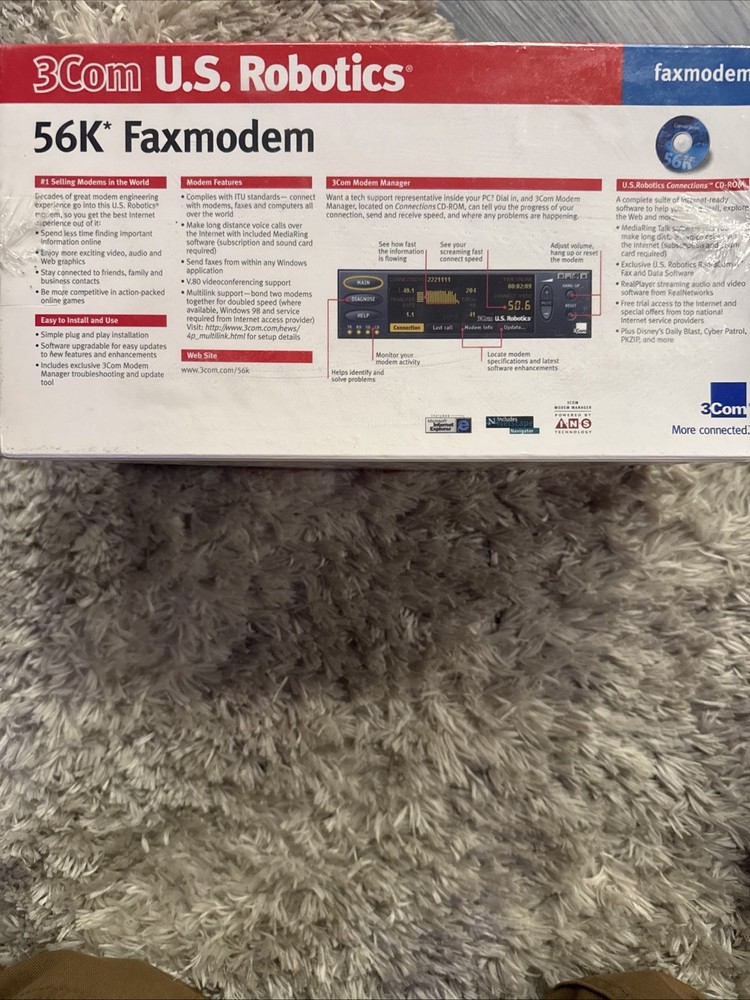 USRobotics 005687-03 (00568703) 56 Kbps