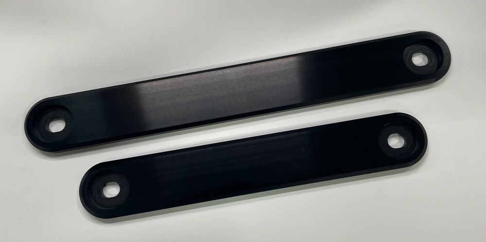 Anodized Upper Outboard Transom Support Plate  BLACK