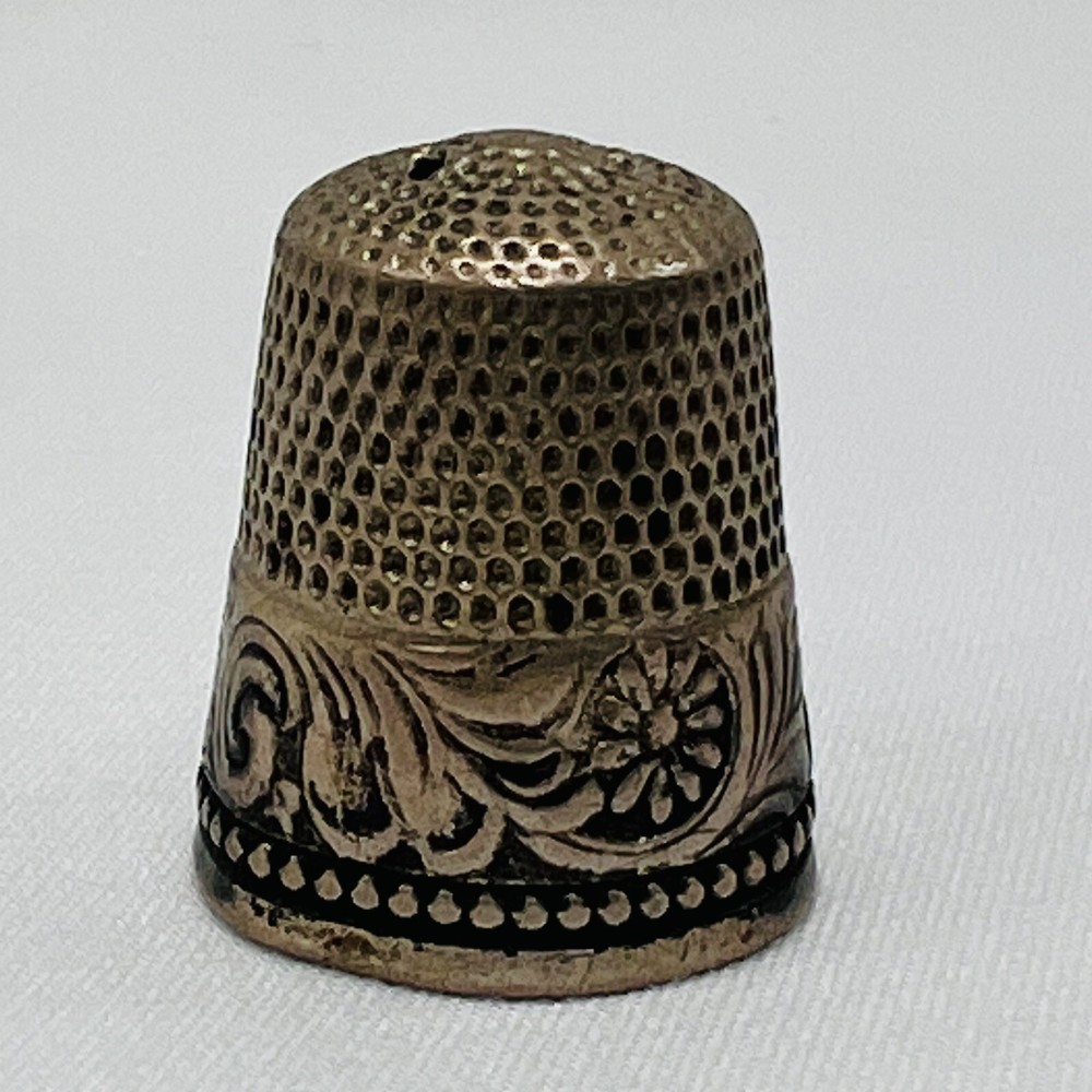 Sterling Silver Thimble Vintage Sewing Thimble Size 9