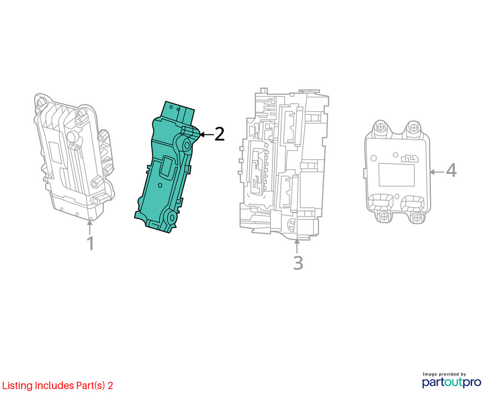 2019 Chrysler Pacifica Transmission Control Module Computer