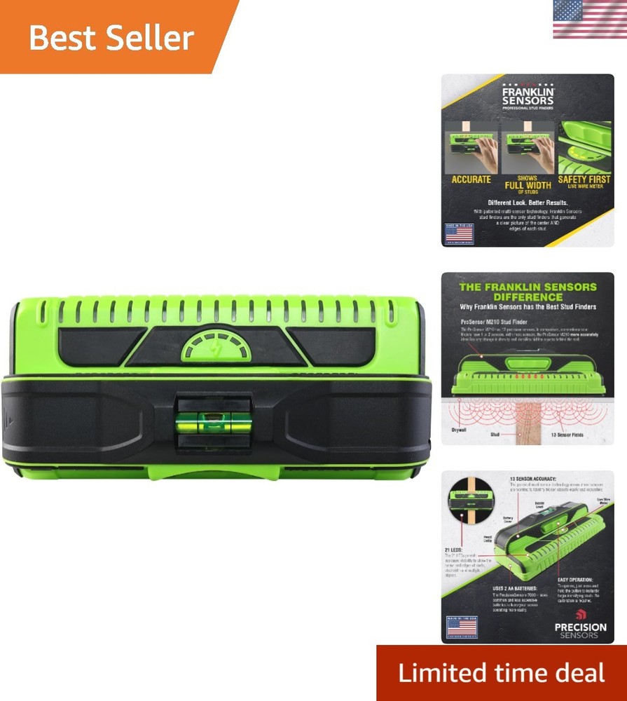 ProSensor 13-Sensor Stud Finder & Live Wire Detector for Professionals & DIYers