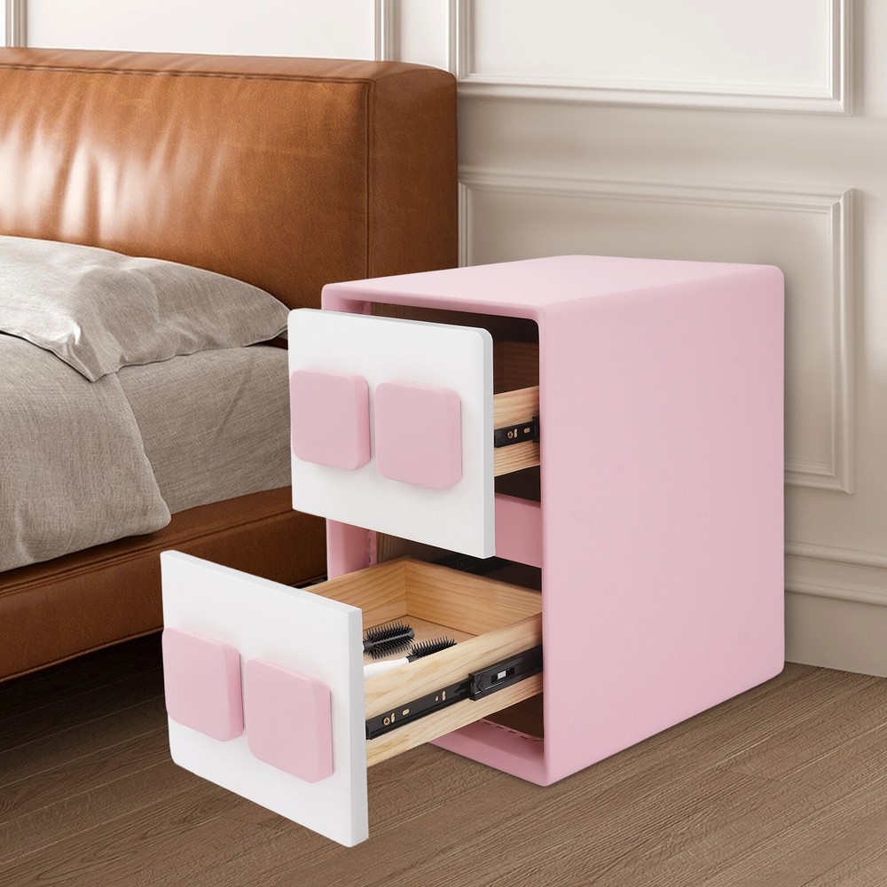 Modern Minimalist End Table, Bedside Table for Bedrooms, Modern Nightstand