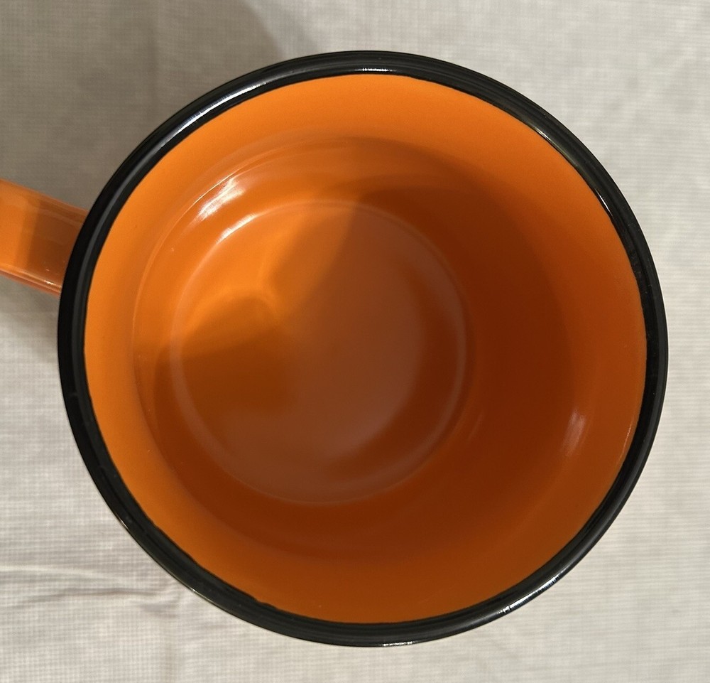 Bulleit Bourbon Orange Frontier Whiskey Ceramic Coffee Cup Mug