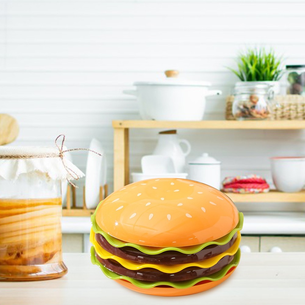 Hamburger Bowl Set Hamburger Plates And Bowls Sets 7 Pieces Stackable