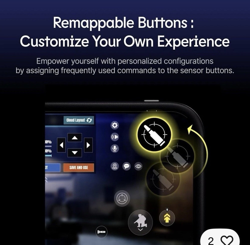 RhinoBuff FPS Precision Kit Gaming Bumper Case Sensor Button iPhone 14 Pro