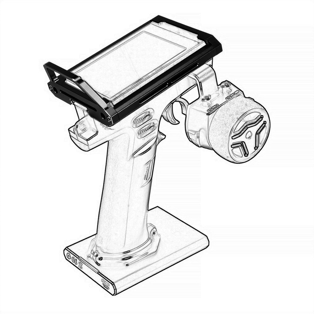 Alu RC Protector Base Frame for Flysky NB4/Lite, Protective Support