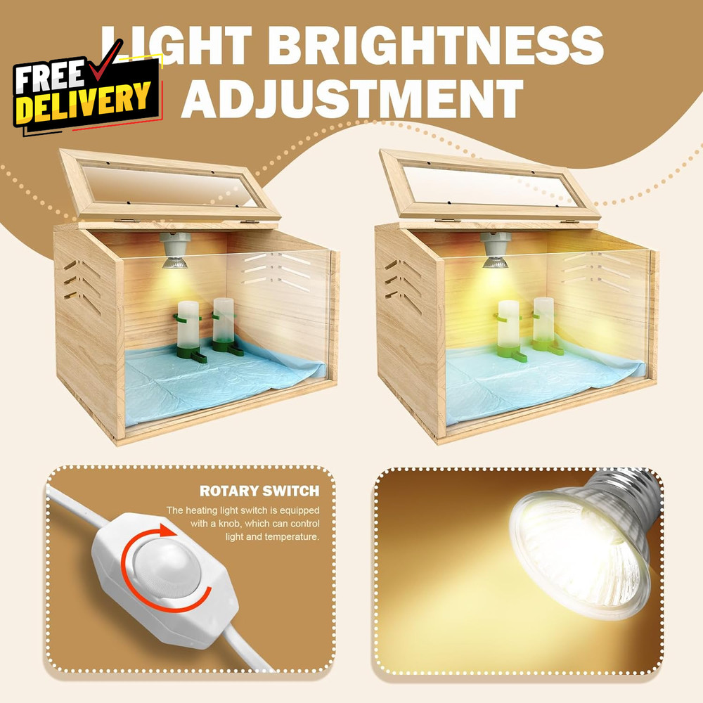 Chicken Brooder Box Chick Brooder,Brooder Box for Chicks Small Chicken Coop.....