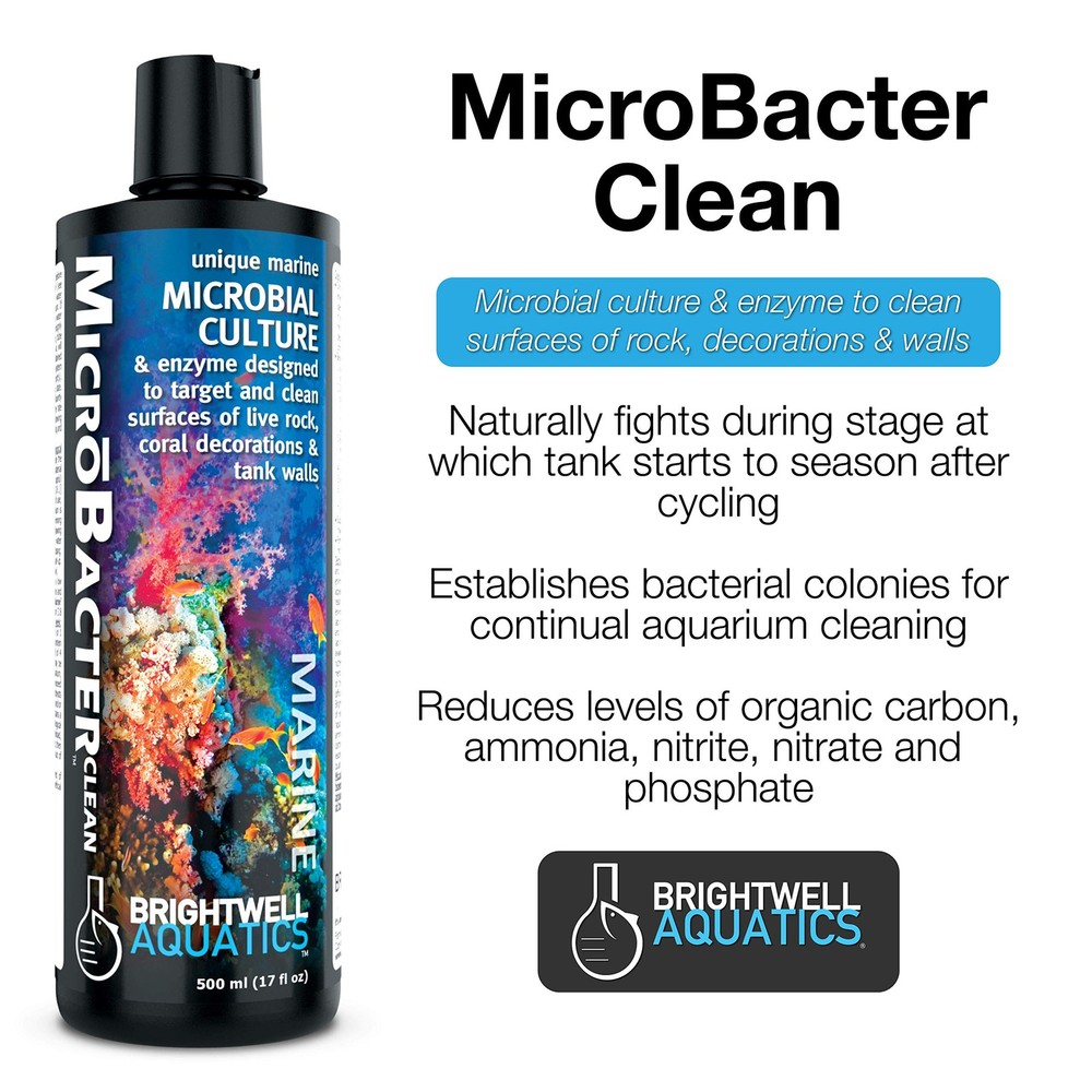 Brightwell Aquatics MicroBacter7 & Clean - Bacteria Water Conditioner Bundle