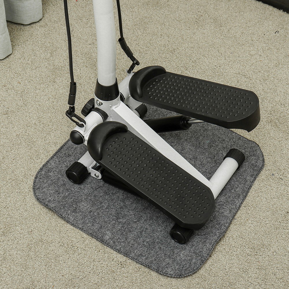 Exercise Mini Stepper Machine Workout Step Trainer Climber with Resistance Bands