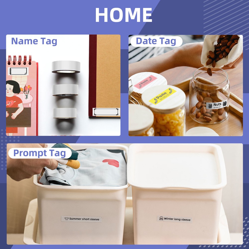 Wireless Pocket Mini Thermal Transfer Label Maker Paper Printer Printing Machine