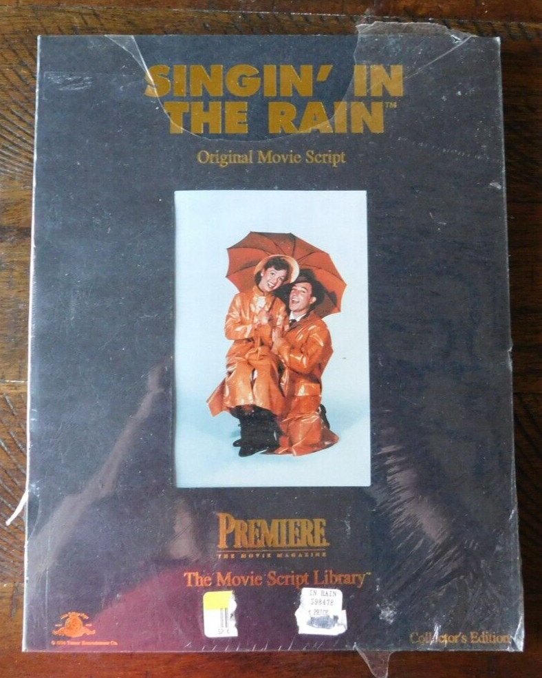 SINGIN' IN THE RAIN THE MOVIE SCRIPT FROM THE MOVIE SCRIPT LIBRARY