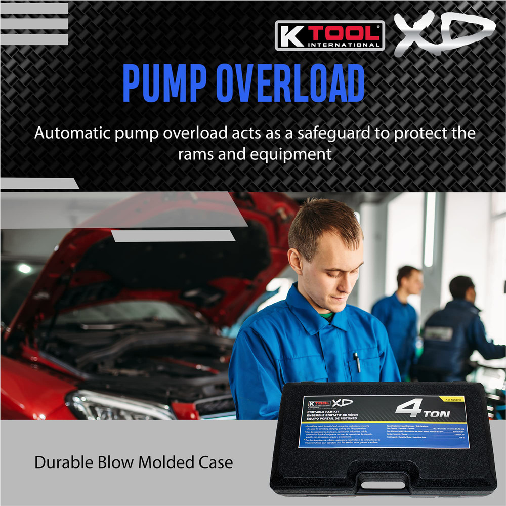 K Tool International Portable Ram Kit 4 Ton