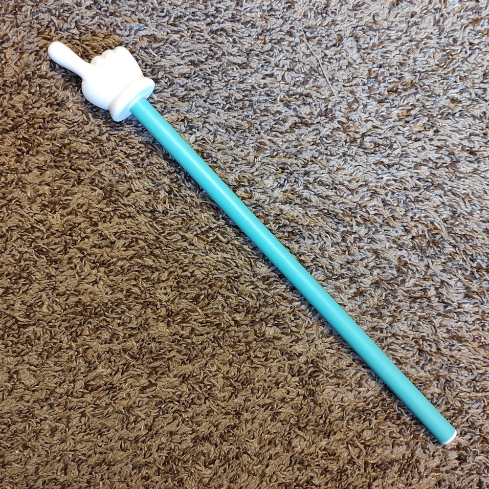 Turquoise Hand White Finger Pointer Stick Classroom Teacher Pointer Toy Wand