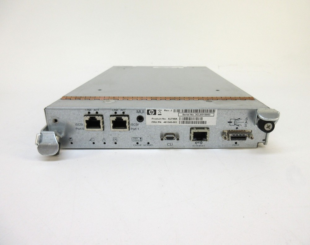 HPE AJ748A Smart Array RAID iSCSI Controller Dual Port for MSA2000i