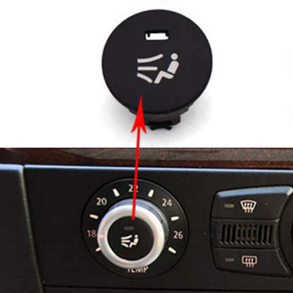 !Left Central Control A/C Panel Blowing Switch Button Knob Cover For BMW 5' E60