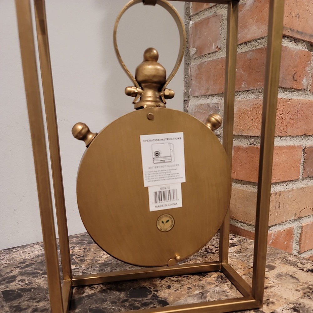 Unique Golden Clock With Antique Look