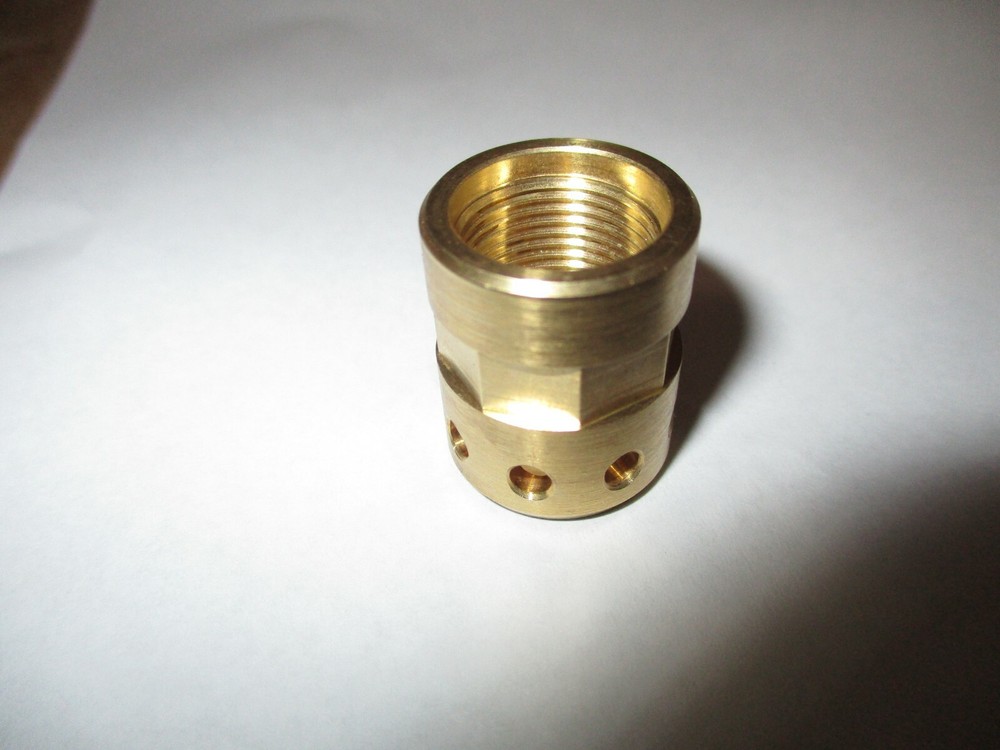 Micro Muzzle Brake LongShot MINI-BRAKE for .578-28 TPI Solid BRASS 1911