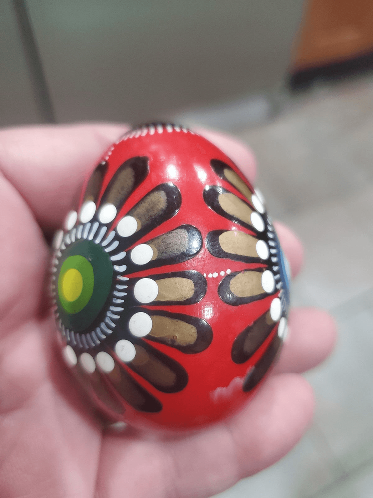 Polish Eagle Art Egg